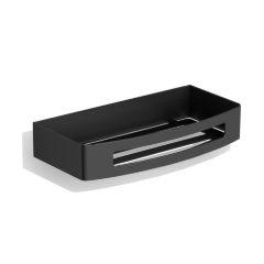 Душевая полка LANGBERGER VICO 75160-BPC подвесная цвет черный матовый