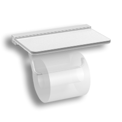 Бумагодержатель LANGBERGER MELVIN VICO 32041B подвесной с полкой цвет хром