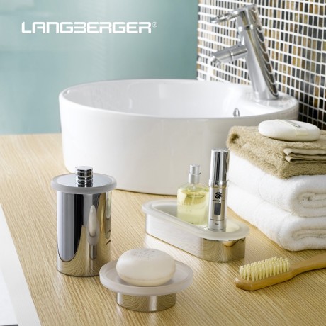 Мыльница LANGBERGER LUGANO 23017C настольная цвет хром
