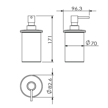 Дозатор LANGBERGER LUGANO 23023A настольный цвет хром