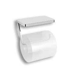 Бумагодержатель LANGBERGER ACCESSORIES 35041B подвесной с полкой цвет хром