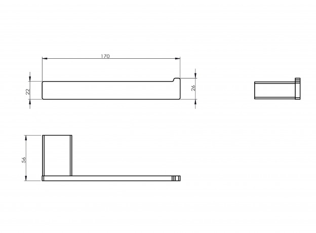Бумагодержатель LANGBERGER ACCESSORIES 37543B подвесной цвет хром