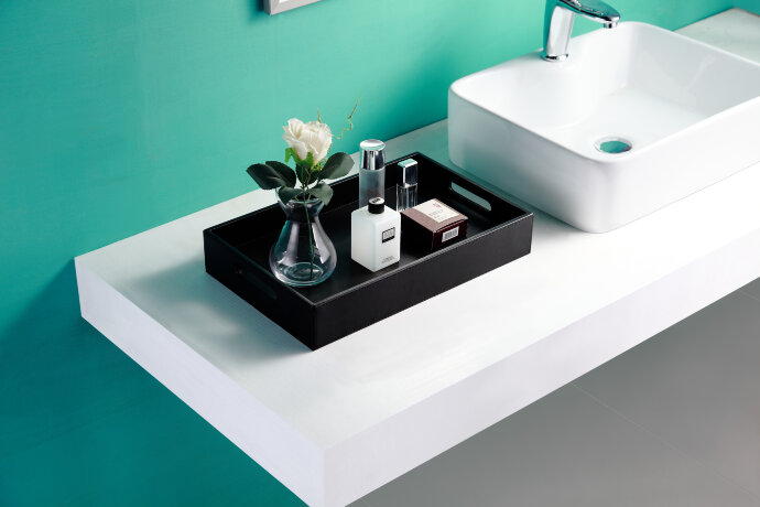 Лоток LANGBERGER ACCESSORIES 73551 напольный цвет черный матовый