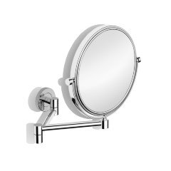 Зеркало LANGBERGER BURANO 70485 подвесное поворотное трехкратное увеличение без подсветки цвет хром