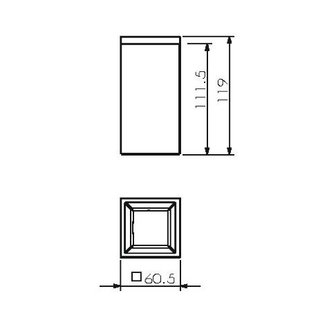 Стакан LANGBERGER VICO 30013A настольный цвет хром